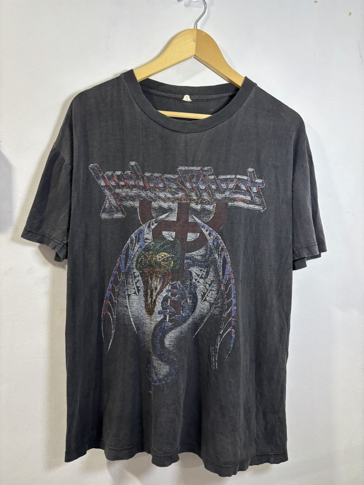 Band Tees × Vintage Vintage Judas Priest Tour 1991 Tshirt Size US L / EU 52-54 / 3 - 1 Thumbnail