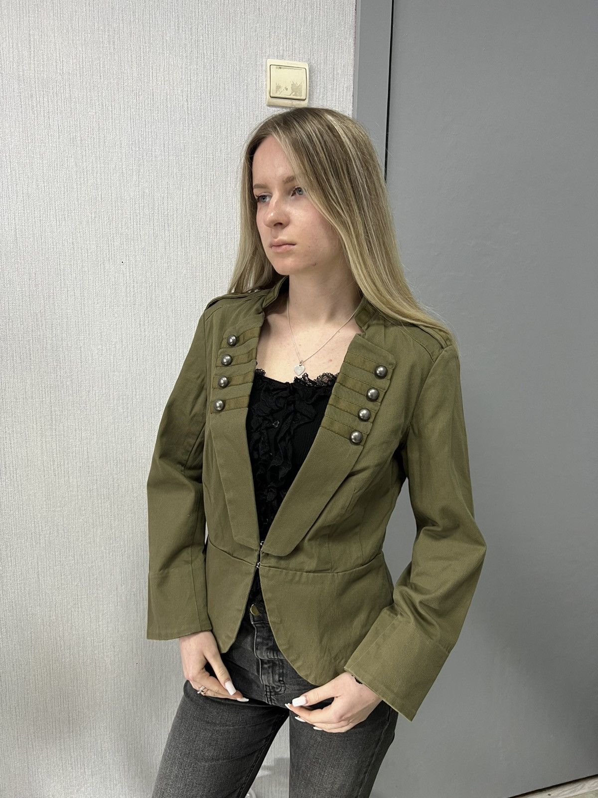Hysteric Glamour OOs Napoleon Faded Military Jacket LGB PPFM Miss Sixty Vibe Size S / US 4 / IT 40 - 1 Thumbnail