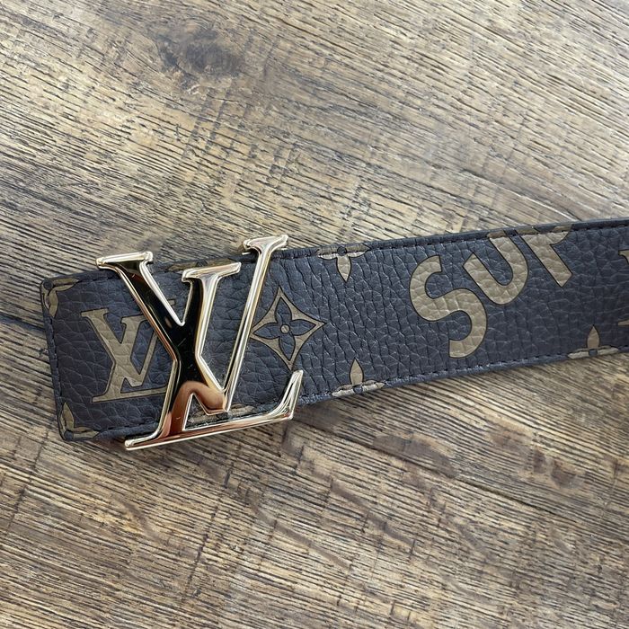 Supreme Louis Vuitton X Supreme Initiales Belt Monogram Belt 95/38 ...