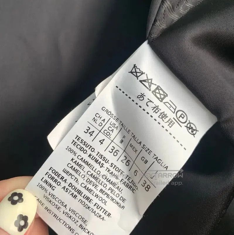 Max Mara MaxMara Black Cashmere Women's Coat . Size M / US 6-8 / IT 42-44 - 4 Thumbnail