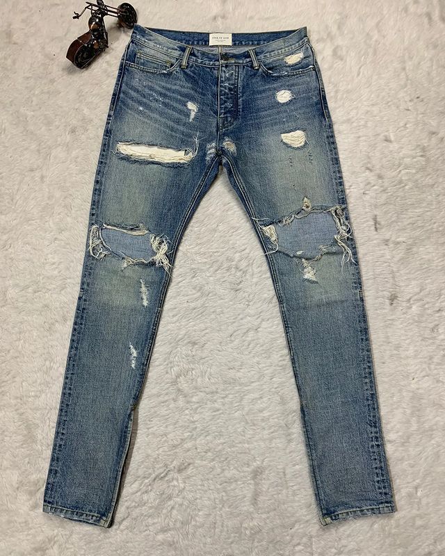 FOG FEAR OF GOD 4TH COLLECTION OG BATCH VINTAGE INDIGO DENIM | Grailed