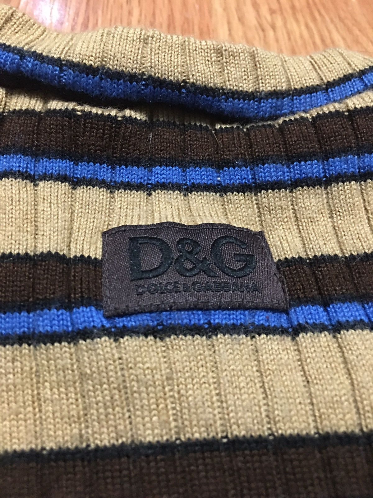 Dolce & Gabbana Dolce & Gabbana Wool Blend Striped Womens Sweater Size S / US 4 / IT 40 - 12 Thumbnail