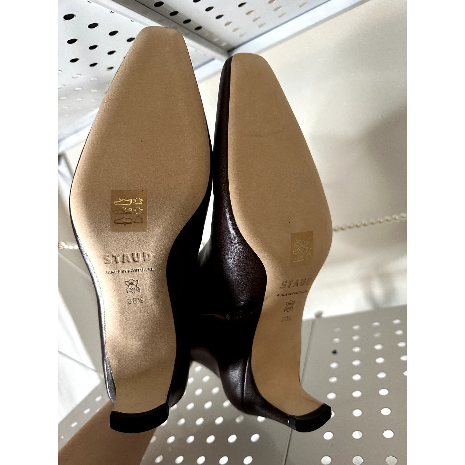 Staud STAUD Wally Ankle boots in brown leather (Size: 38 1/2) Size US 7.5 / IT 37.5 - 5 Thumbnail