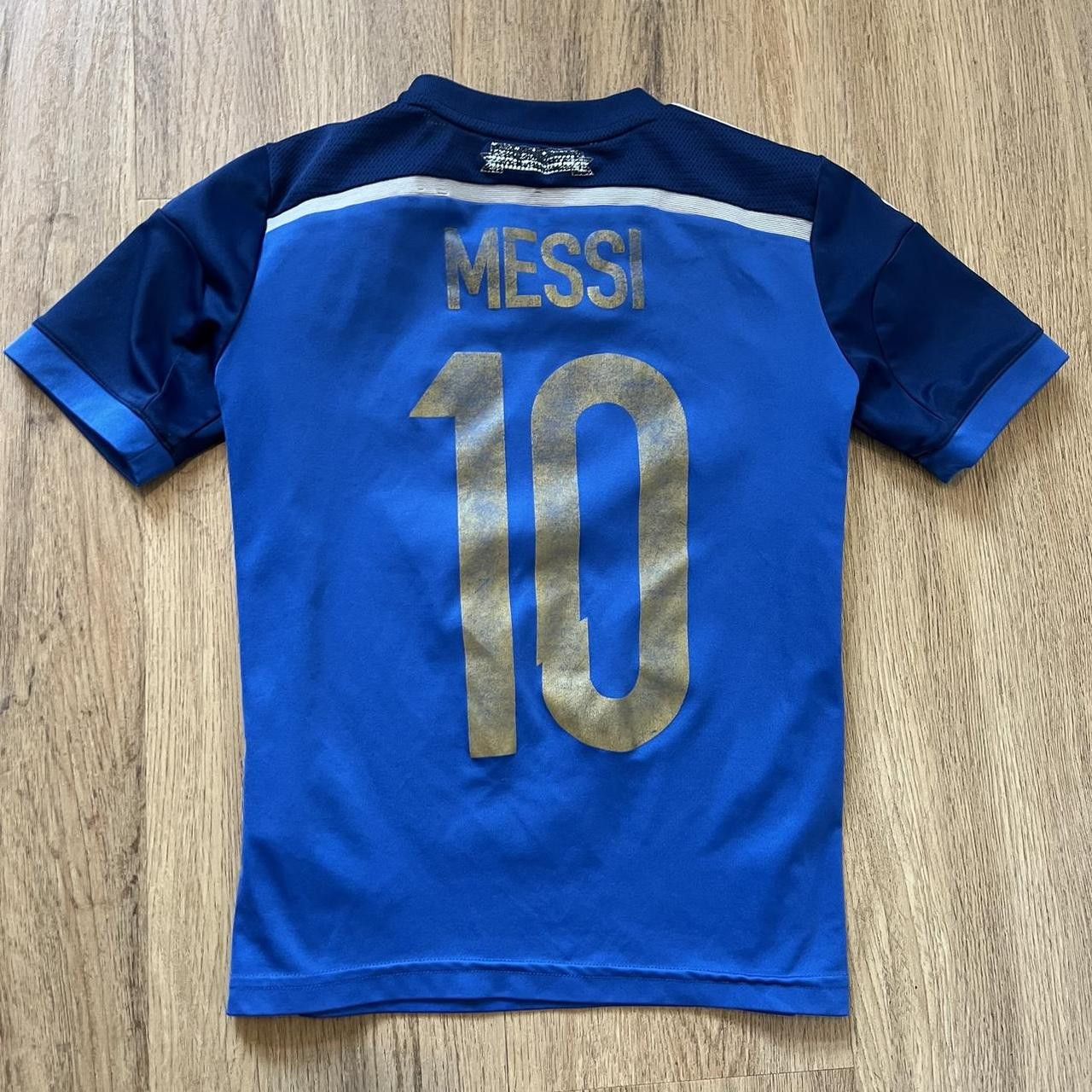 Adidas 2013-14 Messi Argentina Away Football Shirt Size US XXS / EU 40 - 1 Thumbnail