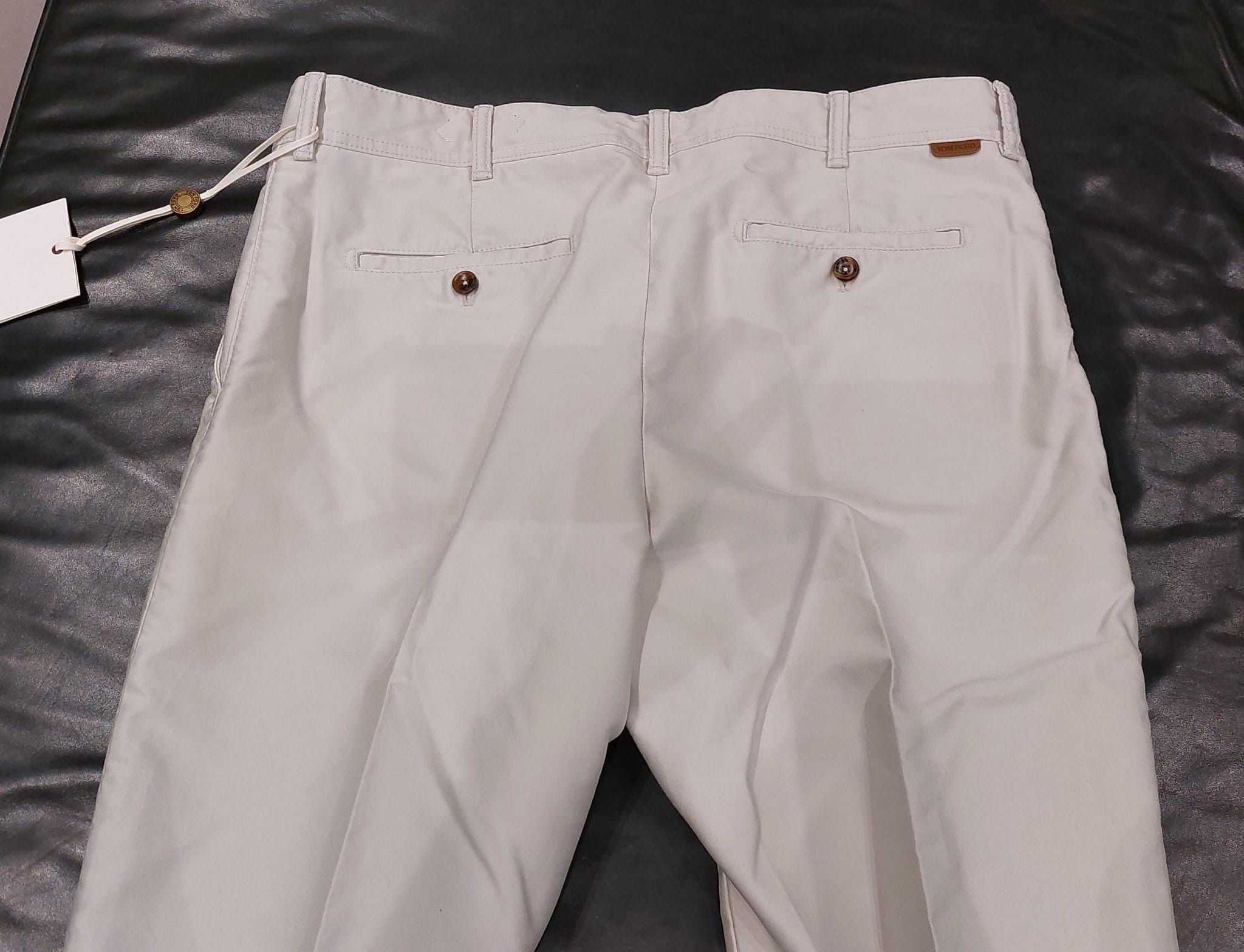 Tom Ford o1loc1c0824 TFP224 Pant in Ivory Size US 34 / EU 50 - 3 Thumbnail