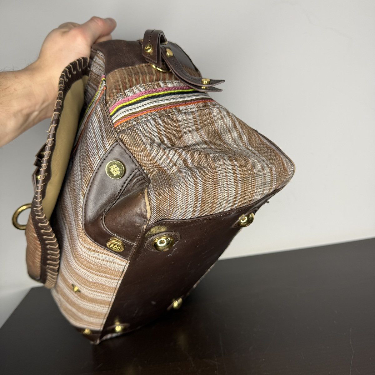 George Gina & Lucy George Gina & Lucy GGL Brown Avant Garde Shoulder Hand Bag Size ONE SIZE - 8 Thumbnail