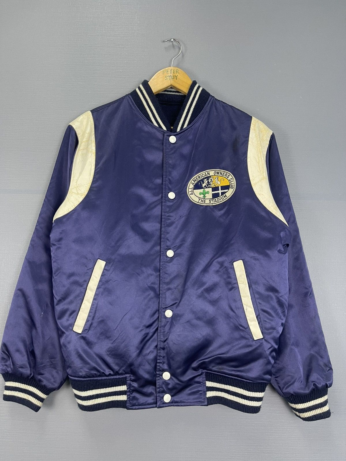 Vintage Vintage All American Owners Club Stadium Jacket Size US L / EU 52-54 / 3 - 2 Thumbnail