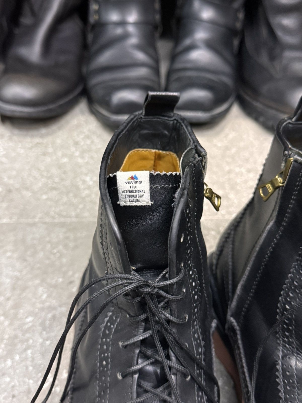 Visvim Visvim Patrician Folk Hi Leather Wing Tip Size US 9 / EU 42 - 7 Thumbnail