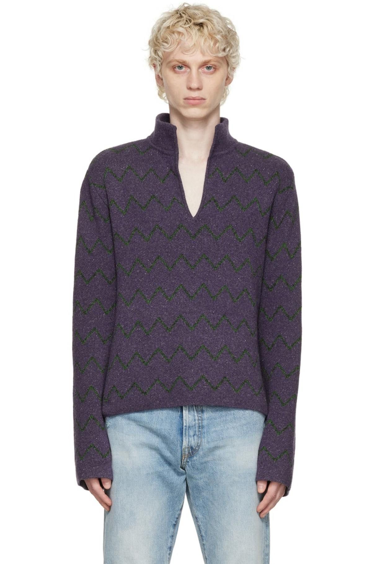 Acne Studios Acne Studios Jacquard Sweater Size US XL / EU 56 / 4 - 4 Thumbnail