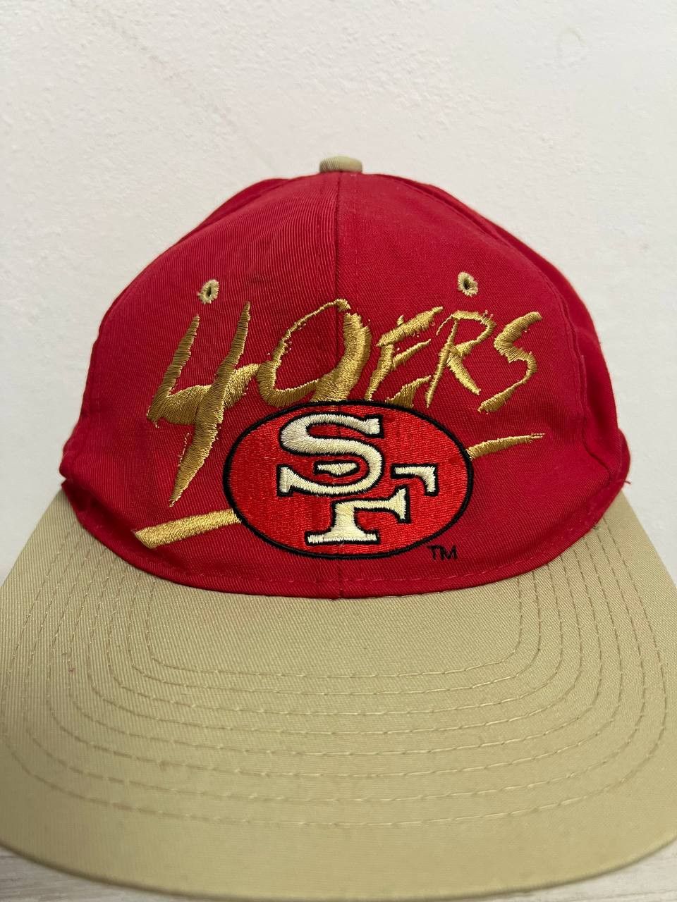 NFL × Vintage Vintage San Francisco 49ers Hat Flatbill Snapback Team NFL Size ONE SIZE - 7 Thumbnail