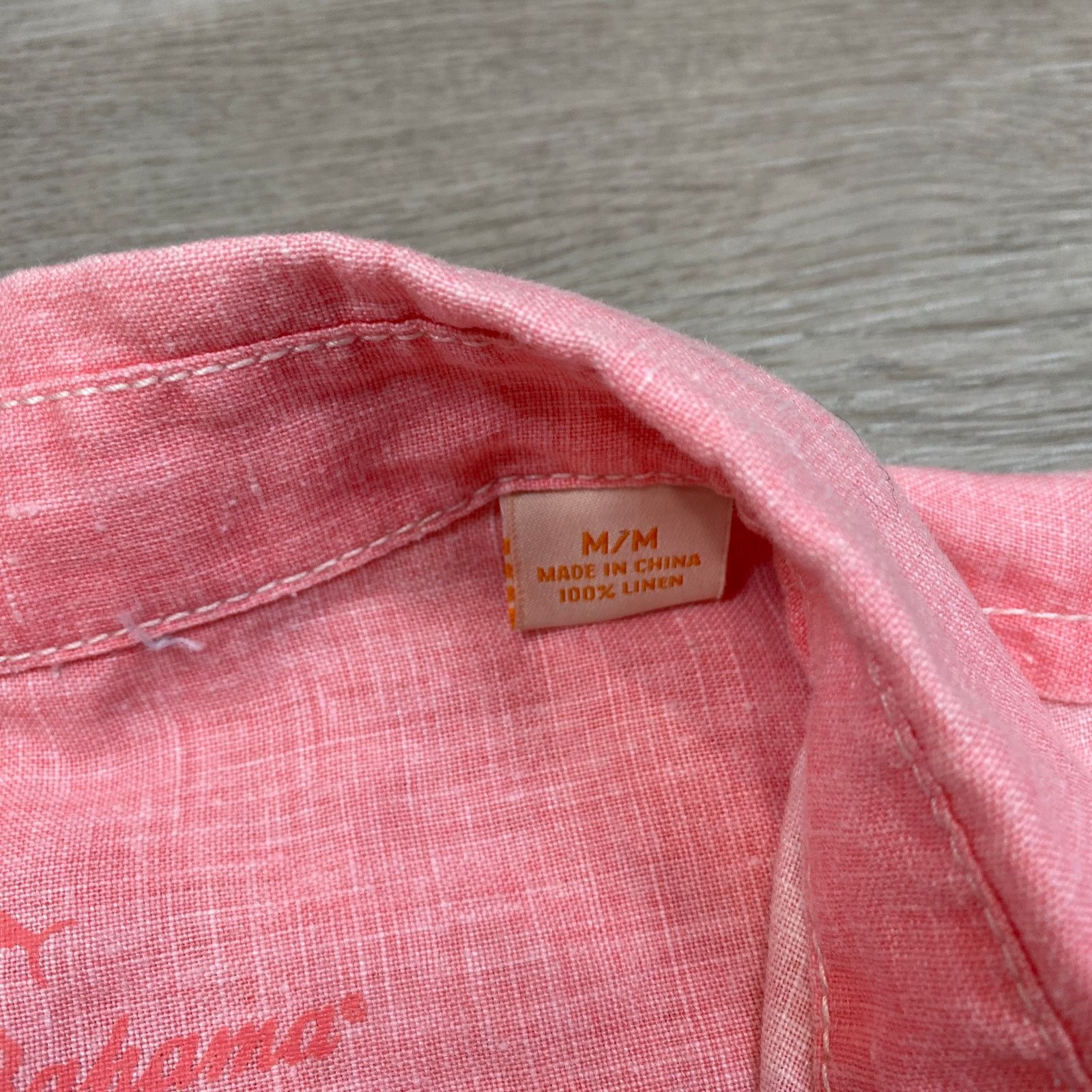 Tommy Bahama Tommy Bahama Relax Linen Button Up Shirt Men's Medium Preppy Size US M / EU 48-50 / 2 - 5 Thumbnail