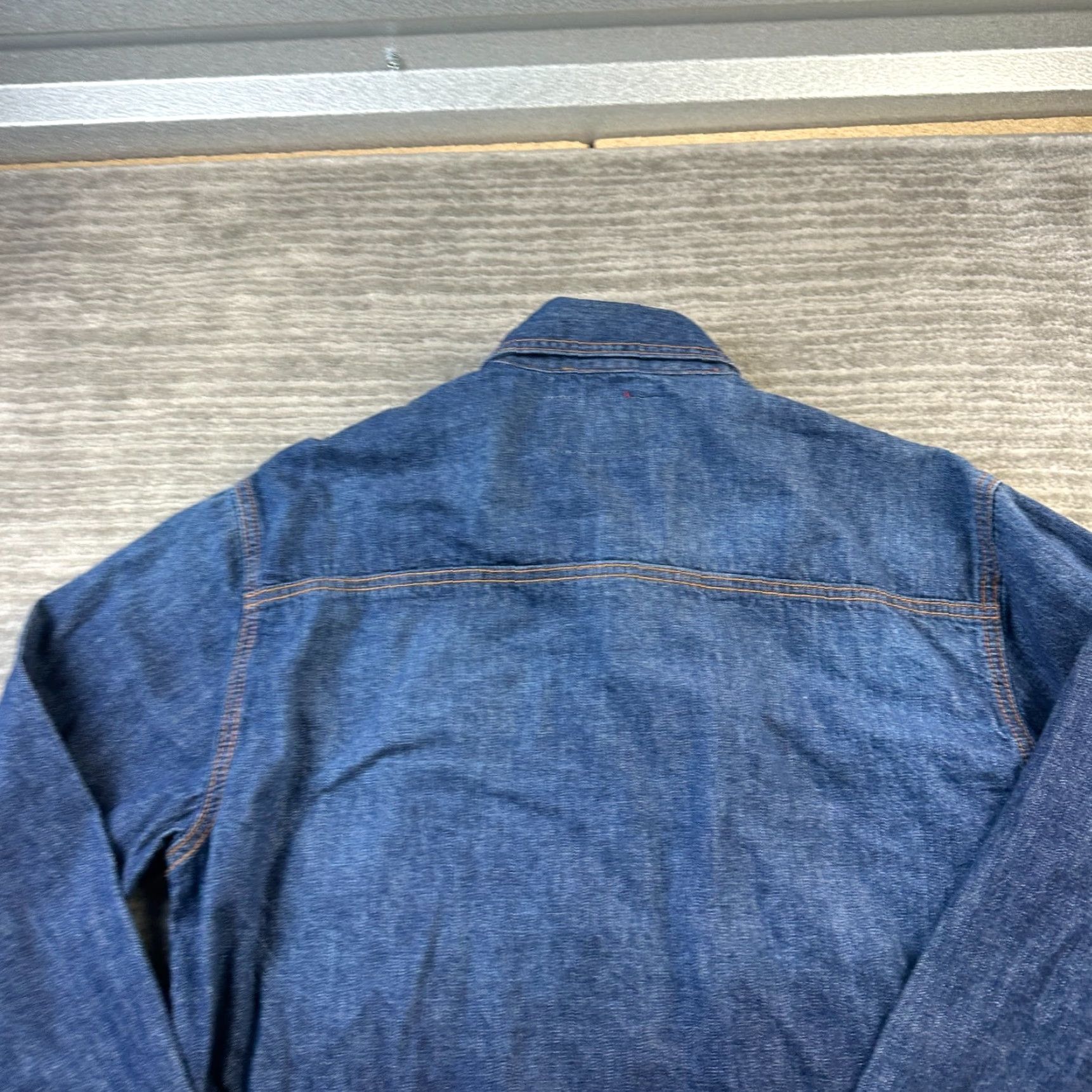 True Religion True Religion Shirt Mens Small Blue Denim Button Up Jean Western Size US S / EU 44-46 / 1 - 6 Thumbnail