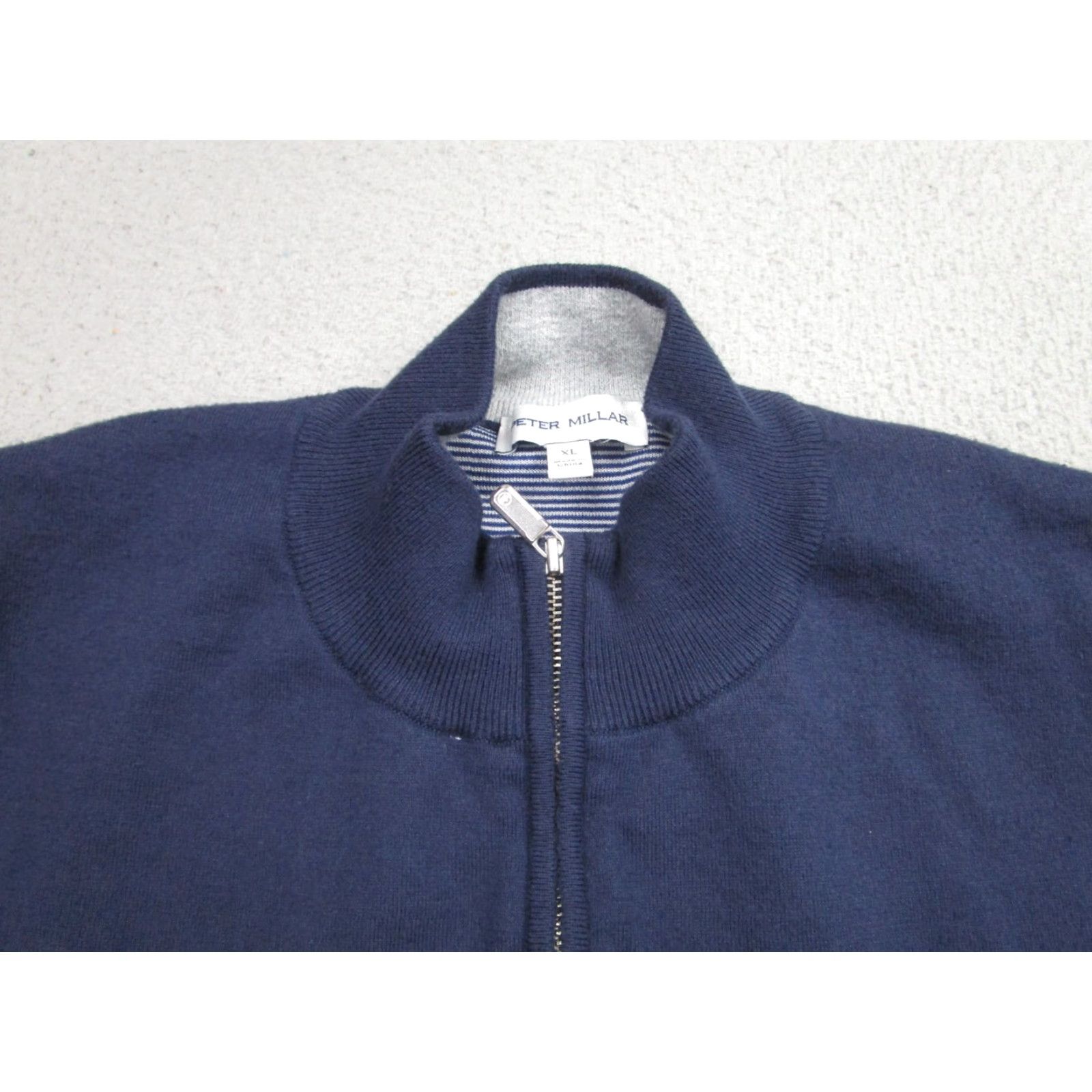 Peter Millar Peter Millar Sweater Mens XL Quarter Zip Pullover Knit Lightweight Casual Golf Size US XL / EU 56 / 4 - 4 Thumbnail