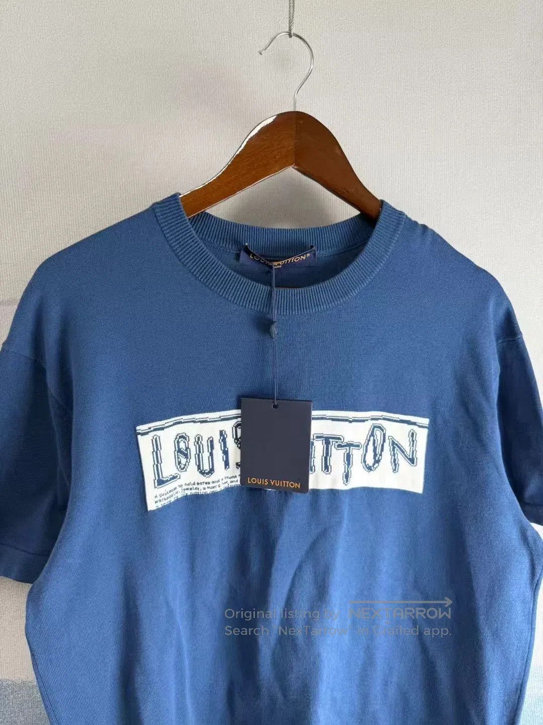 Louis Vuitton Louis Vuitton Blue Water Drop Knit Tee. Size US M / EU 48-50 / 2 - 2 Thumbnail