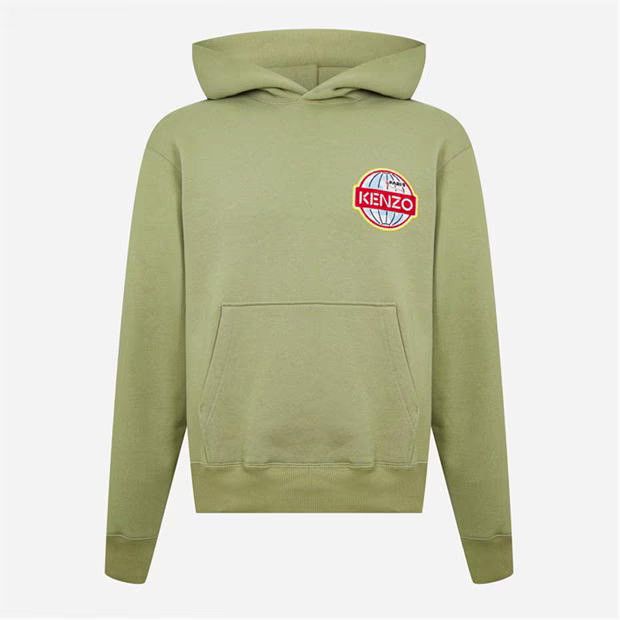 image of Kenzo O1G2R1Mq0424 Travel Hoodie In Sage Green, Men's (Size Large)