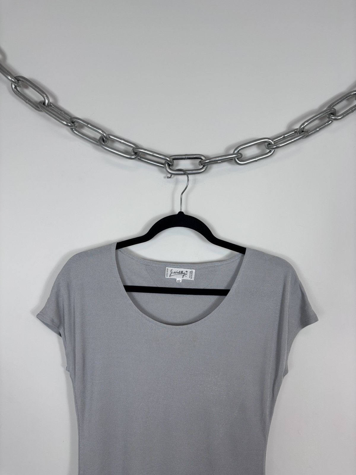 Jean Charles De Castelbajac Vintage Jean Charles De Castelbajac Women’s Grey T-Shirt Tee Size M / US 6-8 / IT 42-44 - 2 Thumbnail