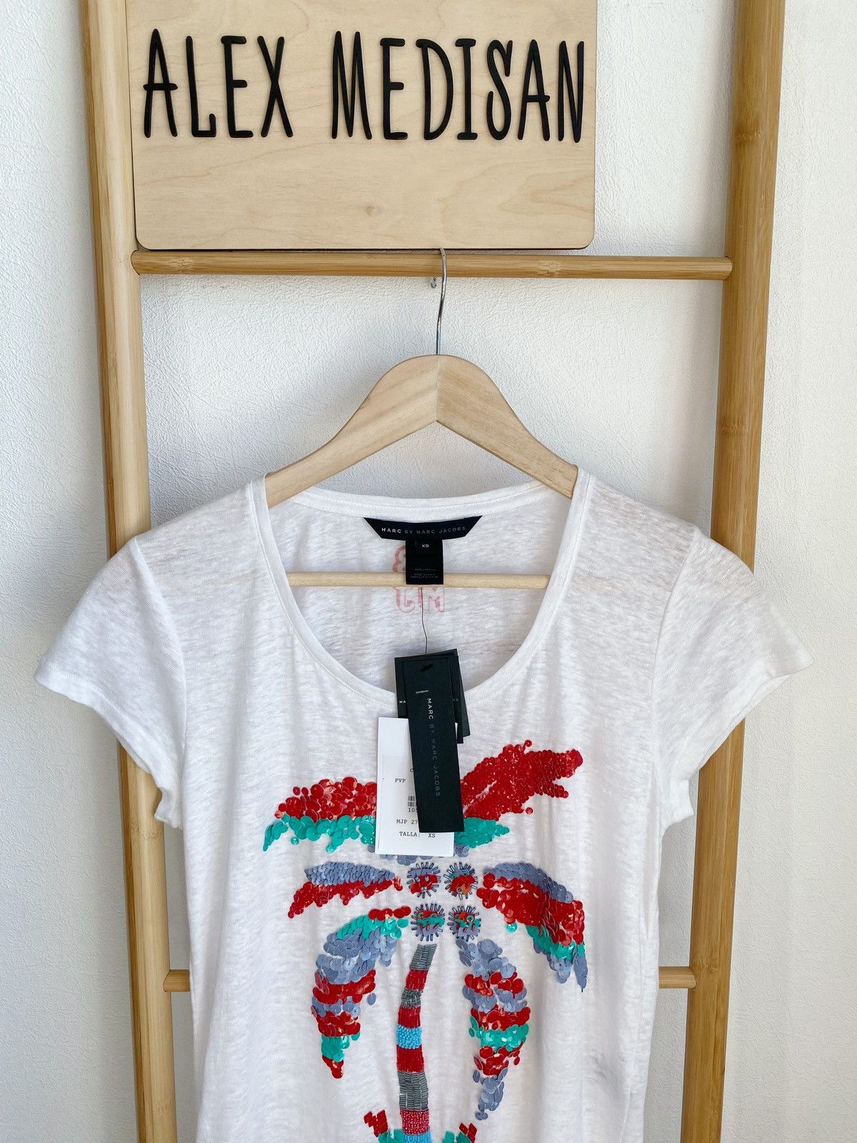Marc by Marc Jacobs Marc By Marc Jacobs Linen T-Shirt Size XS Size XS / US 0-2 / IT 36-38 - 5 Thumbnail