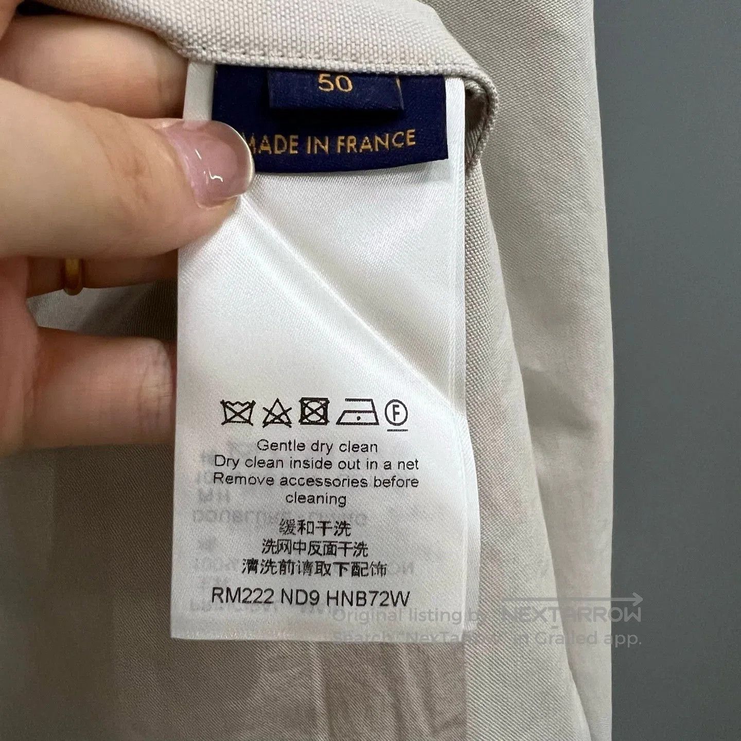 Louis Vuitton louis vuitton beige logo work jacket. Size US L / EU 52-54 / 3 - 3 Thumbnail