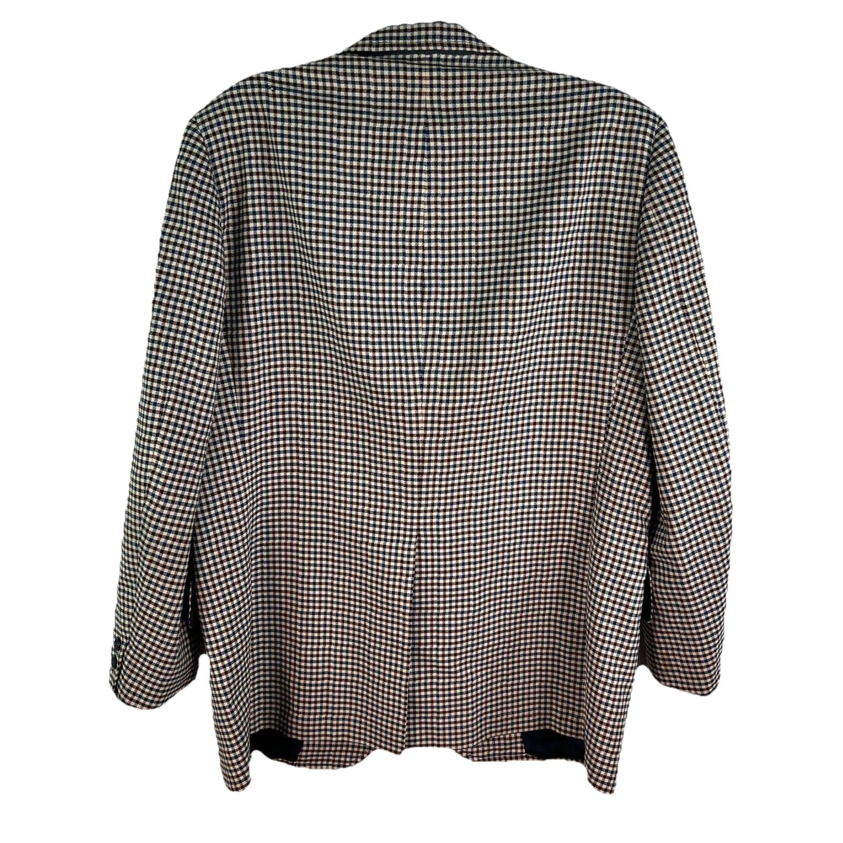 Hart Schaffner Marx VTG Hart Schaffner Marx Blazer Sport Coat Mens 46R Check Made USA Classic Fit Blazer Size 46R - 2 Thumbnail