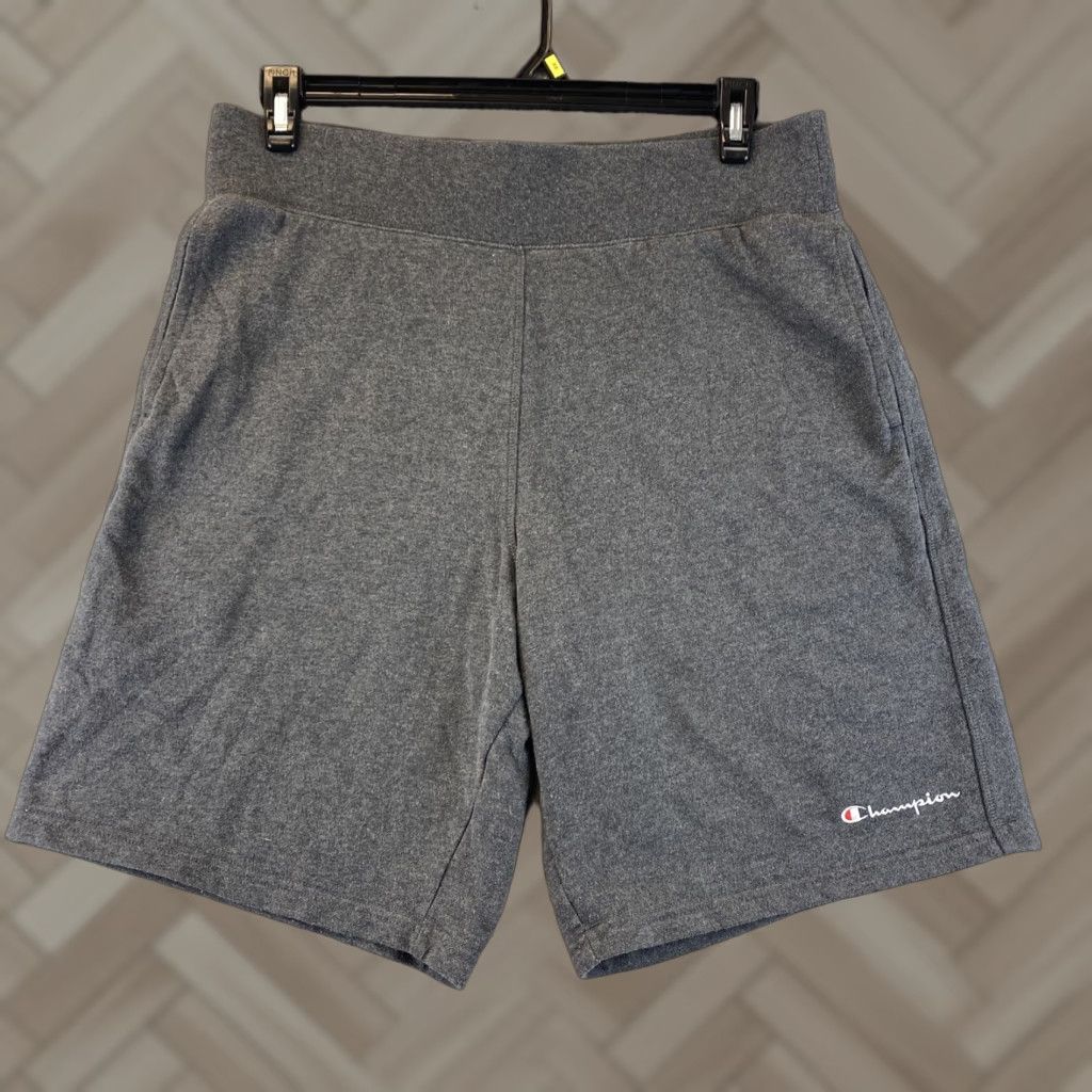 Champion Champion Men Sweat Shorts L Gray Drawstring Athletic / 84-58 / Basketball & Gym Size US 33 - 1 Thumbnail
