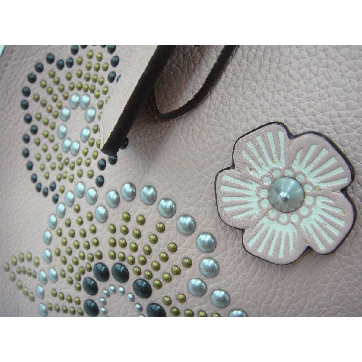 Coach Coach Charlie Carryall Pink Leather Tea Rose and Rivets Size ONE SIZE - 10 Thumbnail