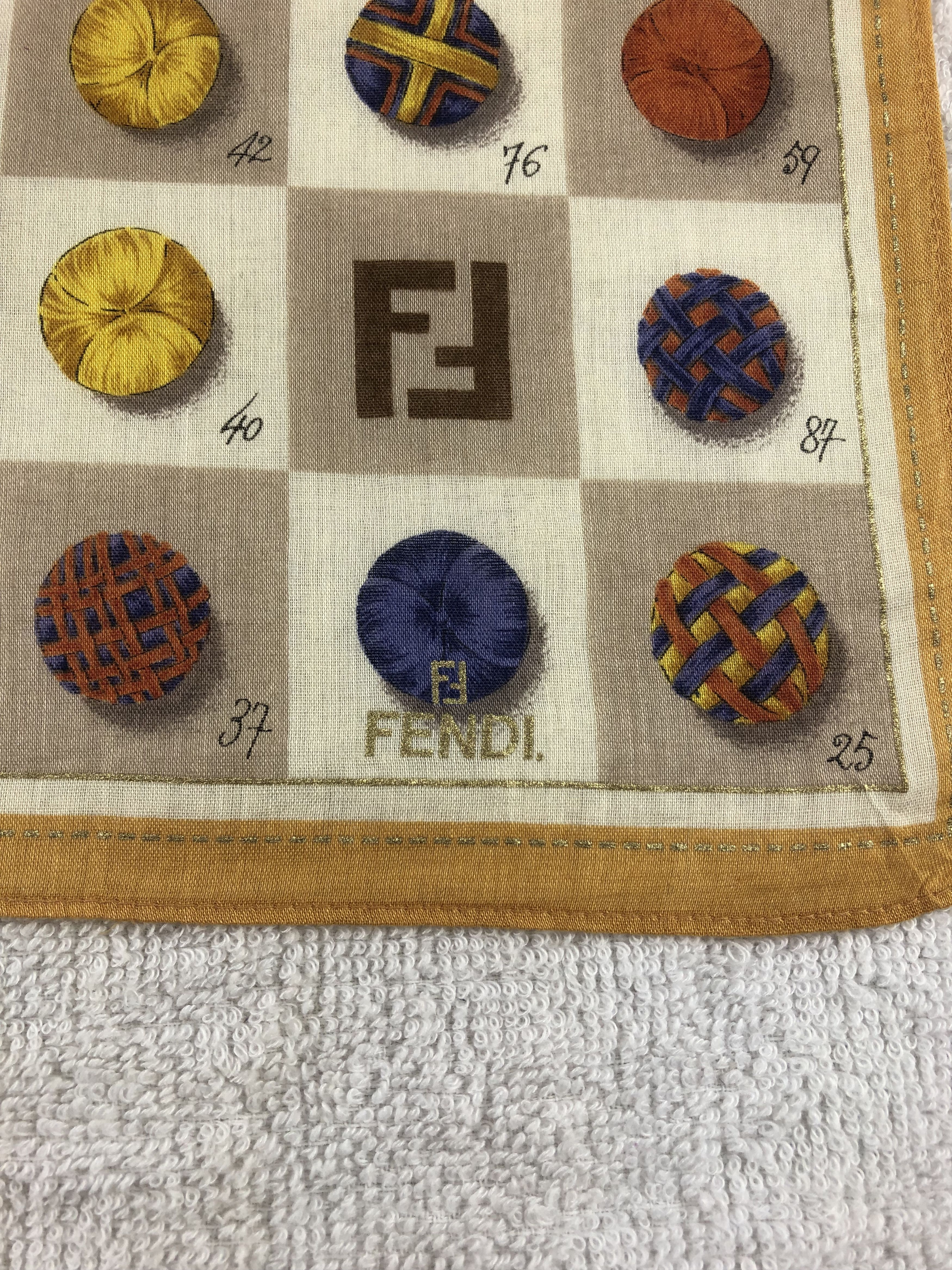 Vintage Fendi Handkerchief / Bandana / Neckerchief A1336 Size ONE SIZE - 5 Thumbnail
