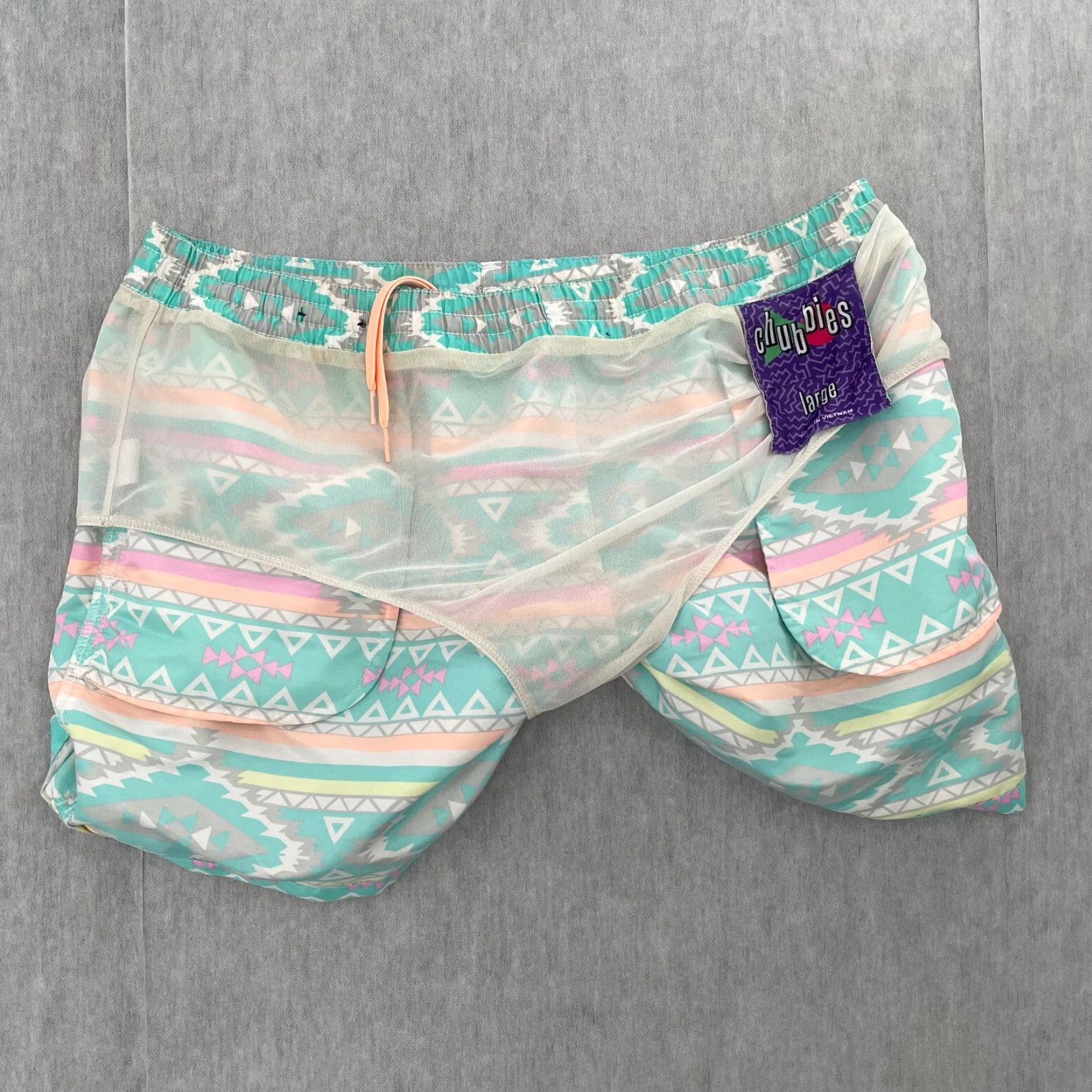 Chubbies Chubbies Shorts Adult Large Colorful Swim Trunks Board Lined Pockets Mens L Size US 33 - 5 Thumbnail