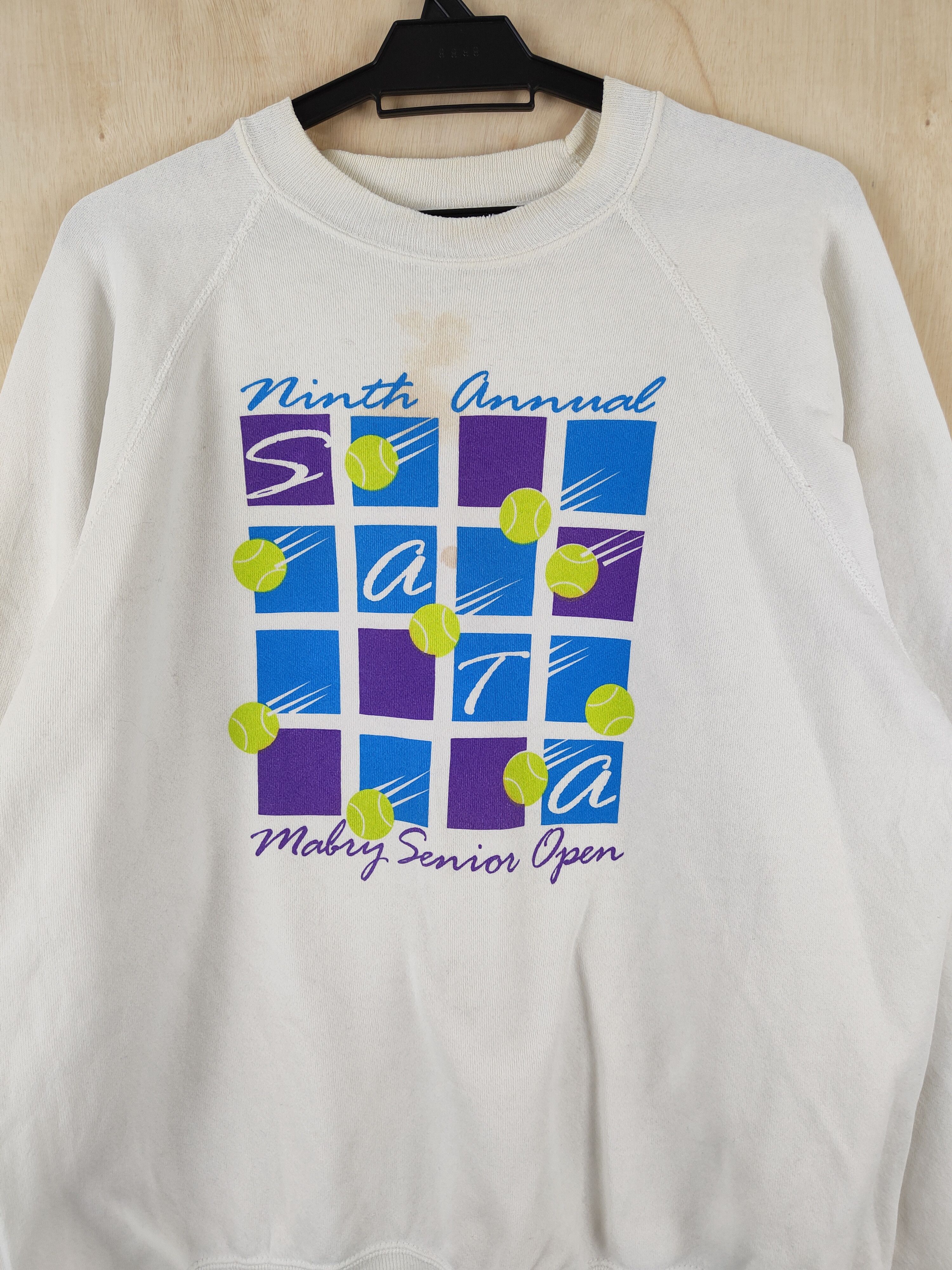 Vintage Hanes vintage White Sweatshirts #S2464 Size US XL / EU 56 / 4 - 2 Thumbnail