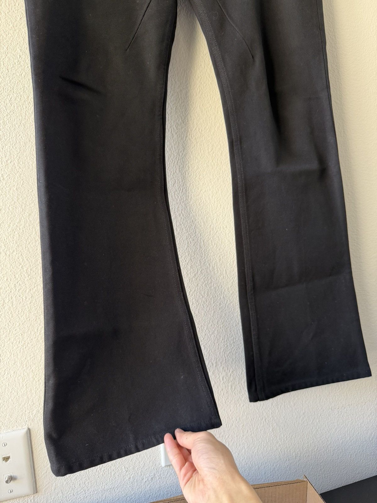 Rick Owens Japanese Selvedge Jim Cut Boocut Denim Jeans 36 Size US 36 / EU 52 - 3 Thumbnail