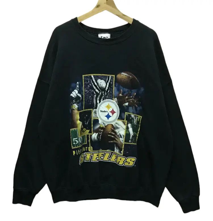 Nutmeg Vintage 90's Lee x Nutmeg Mills x NFLP Pittsburgh Steelers Size US XXL / EU 58 / 5 - 1 Thumbnail