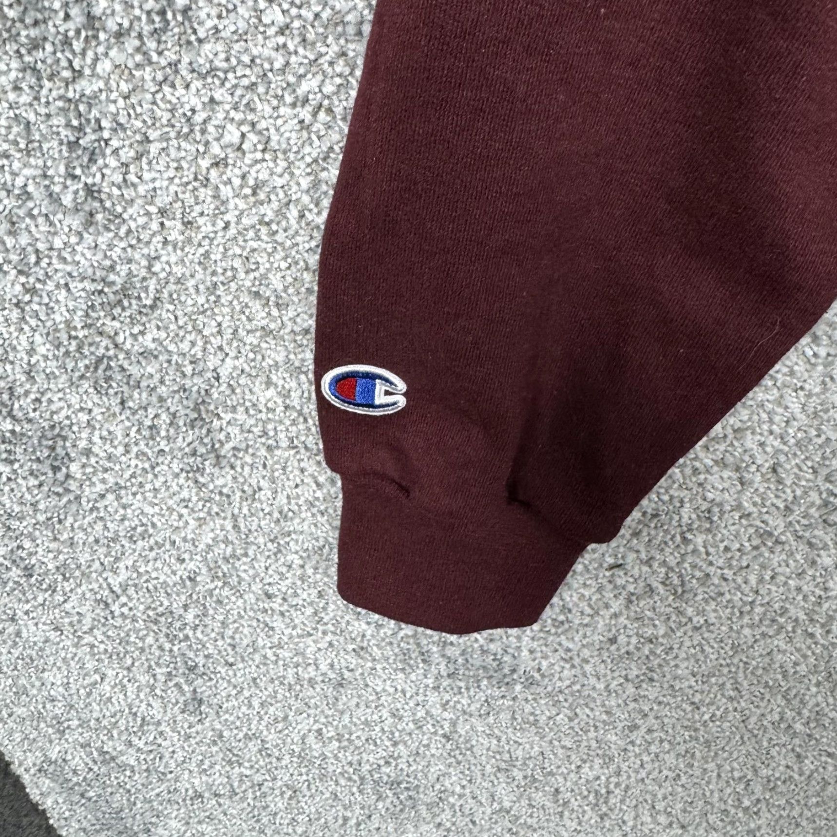 Champion Champion Bloomsburg University Hoodie Mens Medium Maroon Red Fleece Sweatshirt Size US M / EU 48-50 / 2 - 7 Thumbnail
