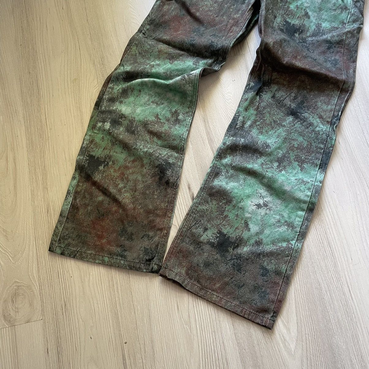 Vintage Jeans Dirty Pants Faded Crash Denim Thrashed y2k Distressed Size US 32 / EU 48 - 4 Thumbnail