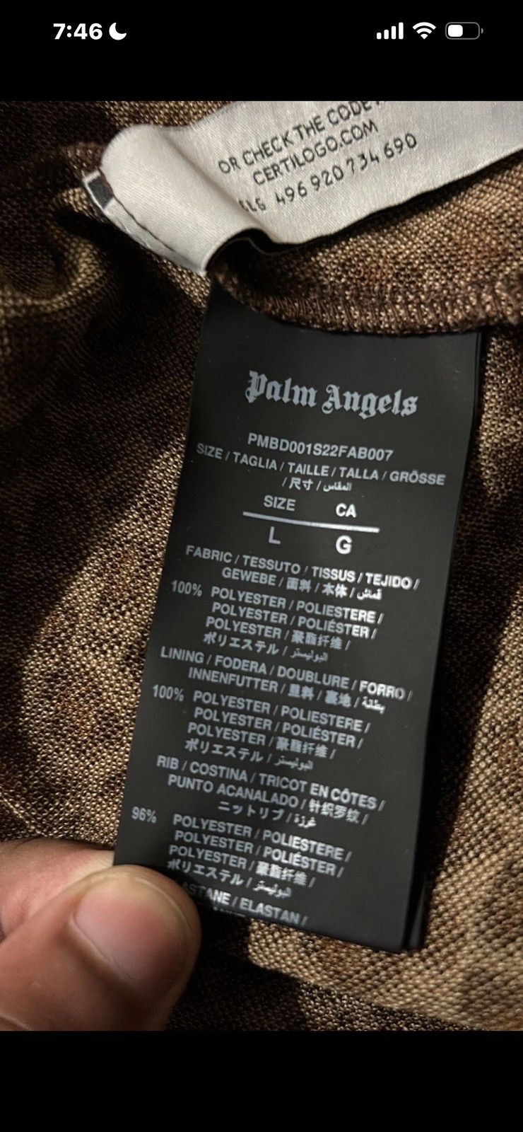 Palm Angels Palm Angels Track Jacket Size US L / EU 52-54 / 3 - 8 Thumbnail