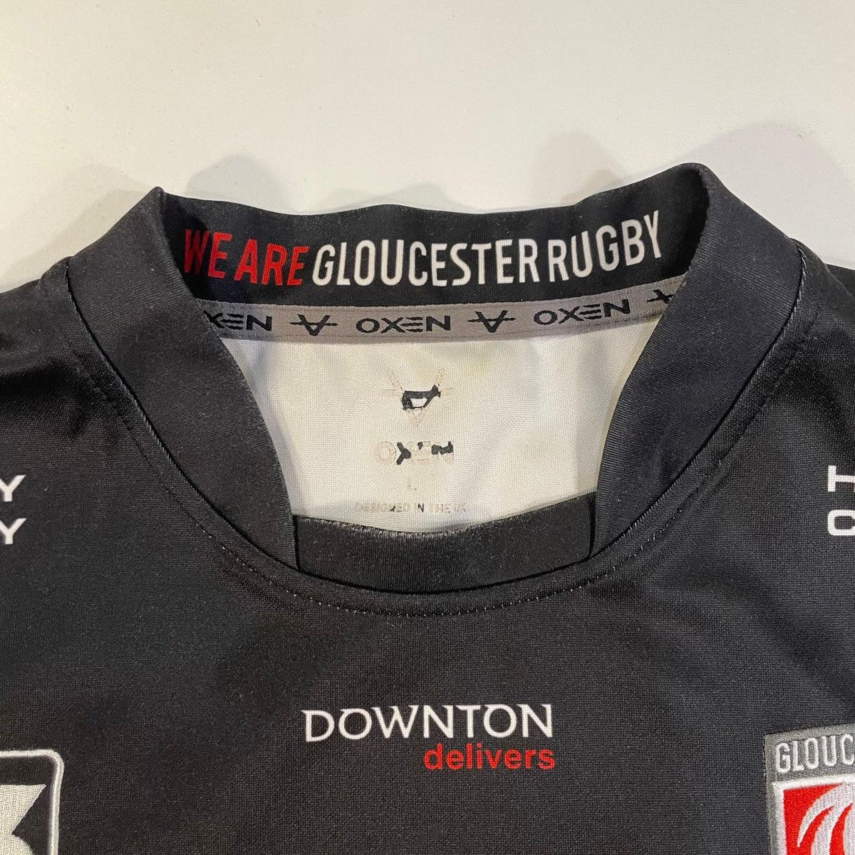 Other Mitsubishi Motors jersey tee sportswear football Gloucester Size US L / EU 52-54 / 3 - 8 Thumbnail