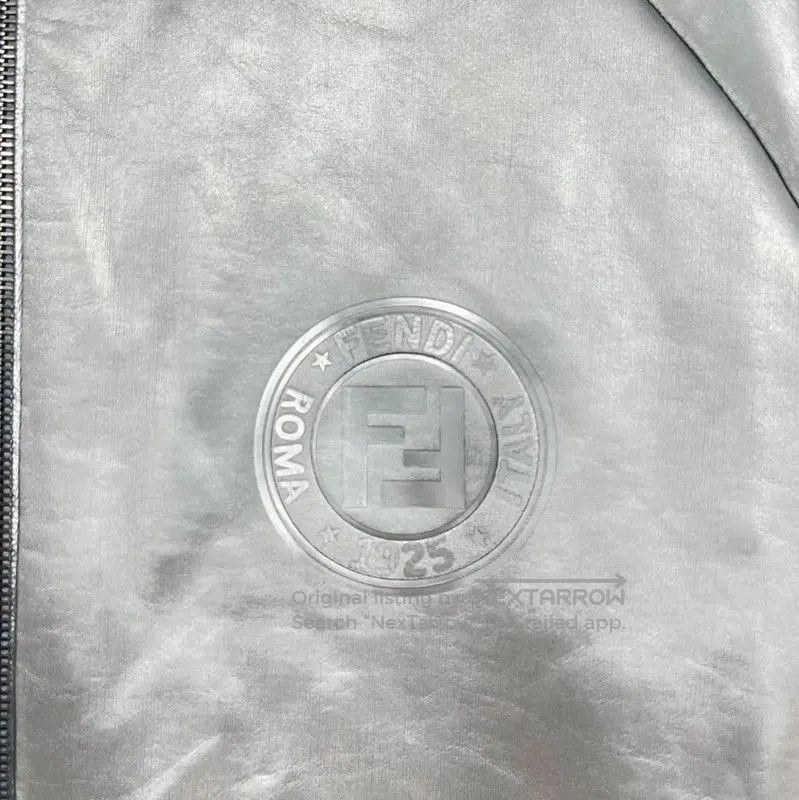 Fendi Fendi Silver Long Sleeve Men's Sweatshirt . Size US L / EU 52-54 / 3 - 3 Thumbnail