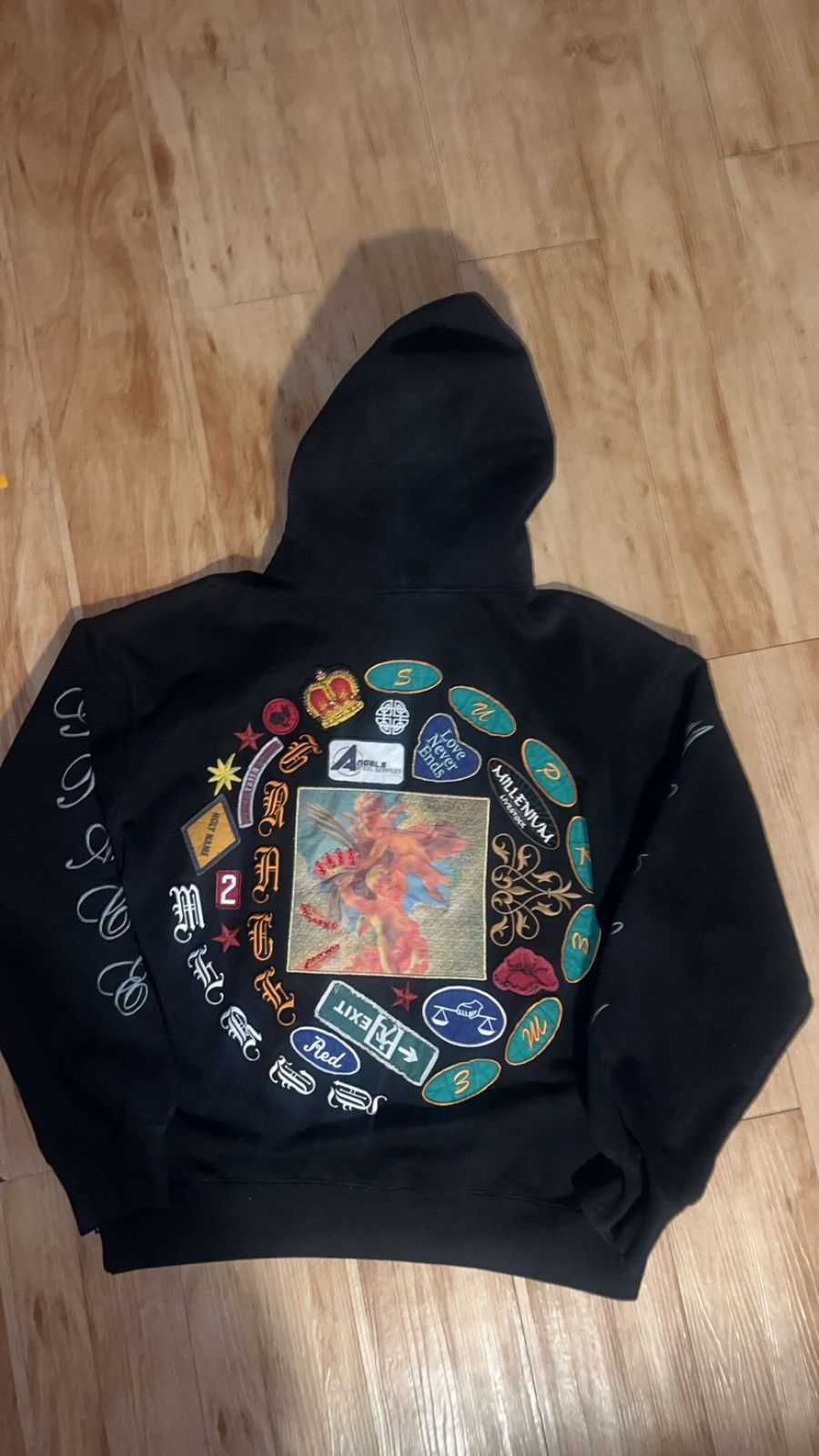 Supreme Supreme Patches Spiral Hooded Sweatshirt Size US M / EU 48-50 / 2 - 1 Thumbnail