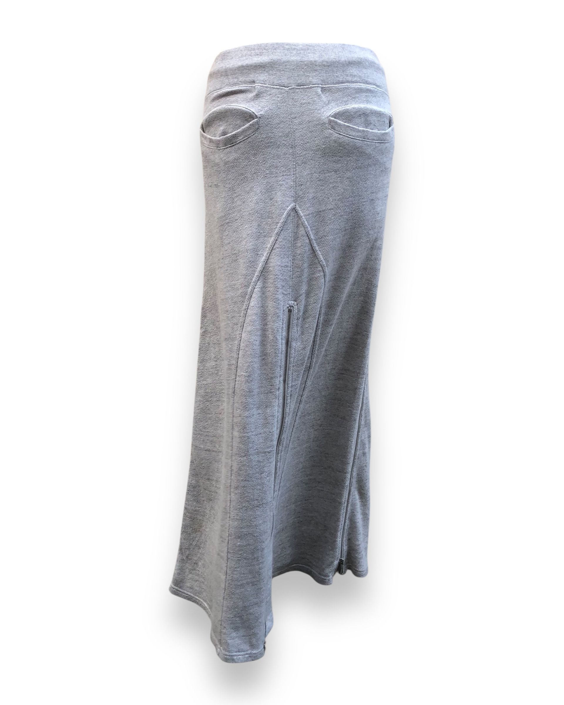 GOA G.O.A Sports Gray Parachute Maxi Sweatskirts Size 29" - 2 Thumbnail