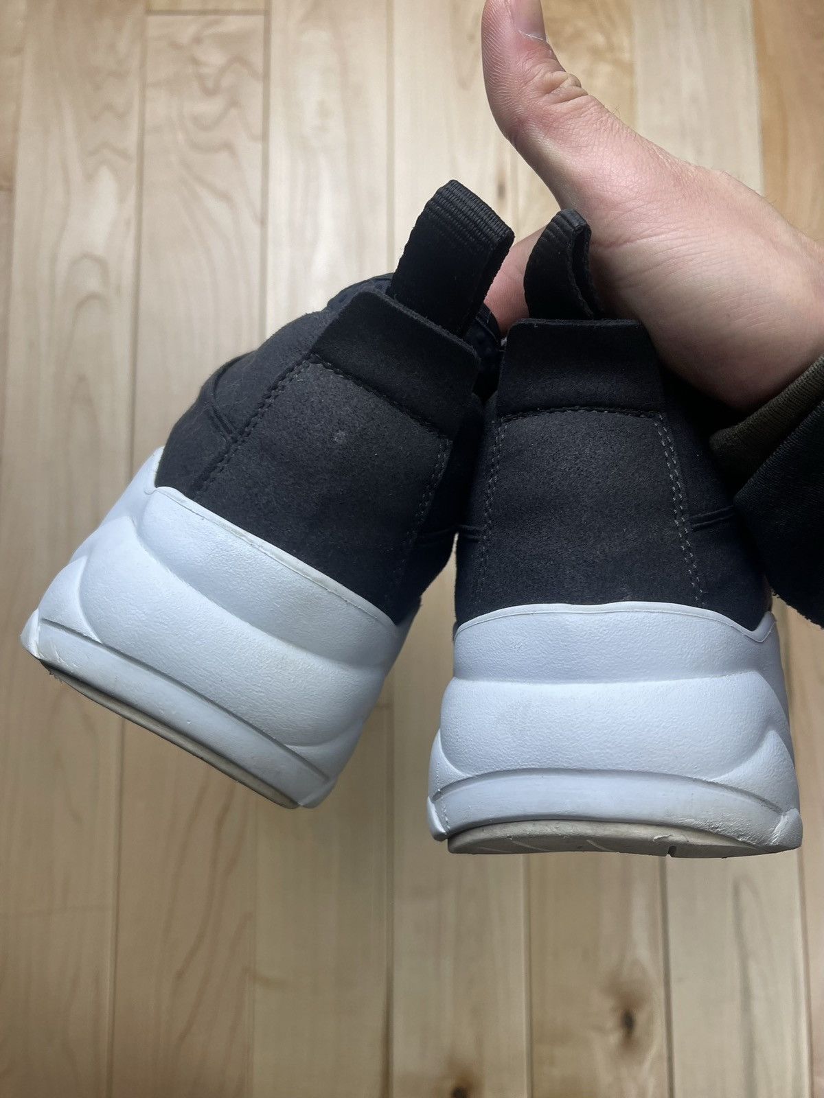 Acne Studios Acne Studios Rockaway Black/White Low Top Sneakers Size US 9 / EU 42 - 4 Thumbnail