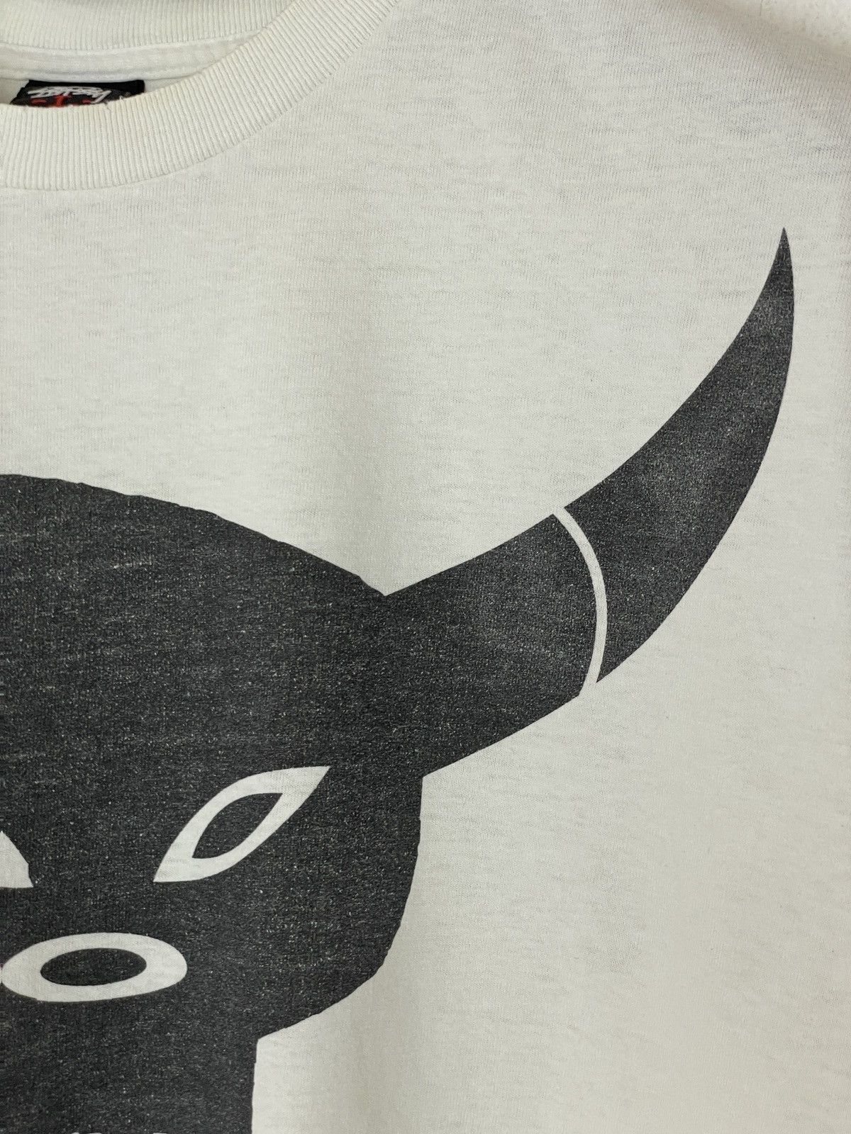 Stussy Vintage Stussy Satan Bull T shirt tee Size US L / EU 52-54 / 3 - 3 Thumbnail