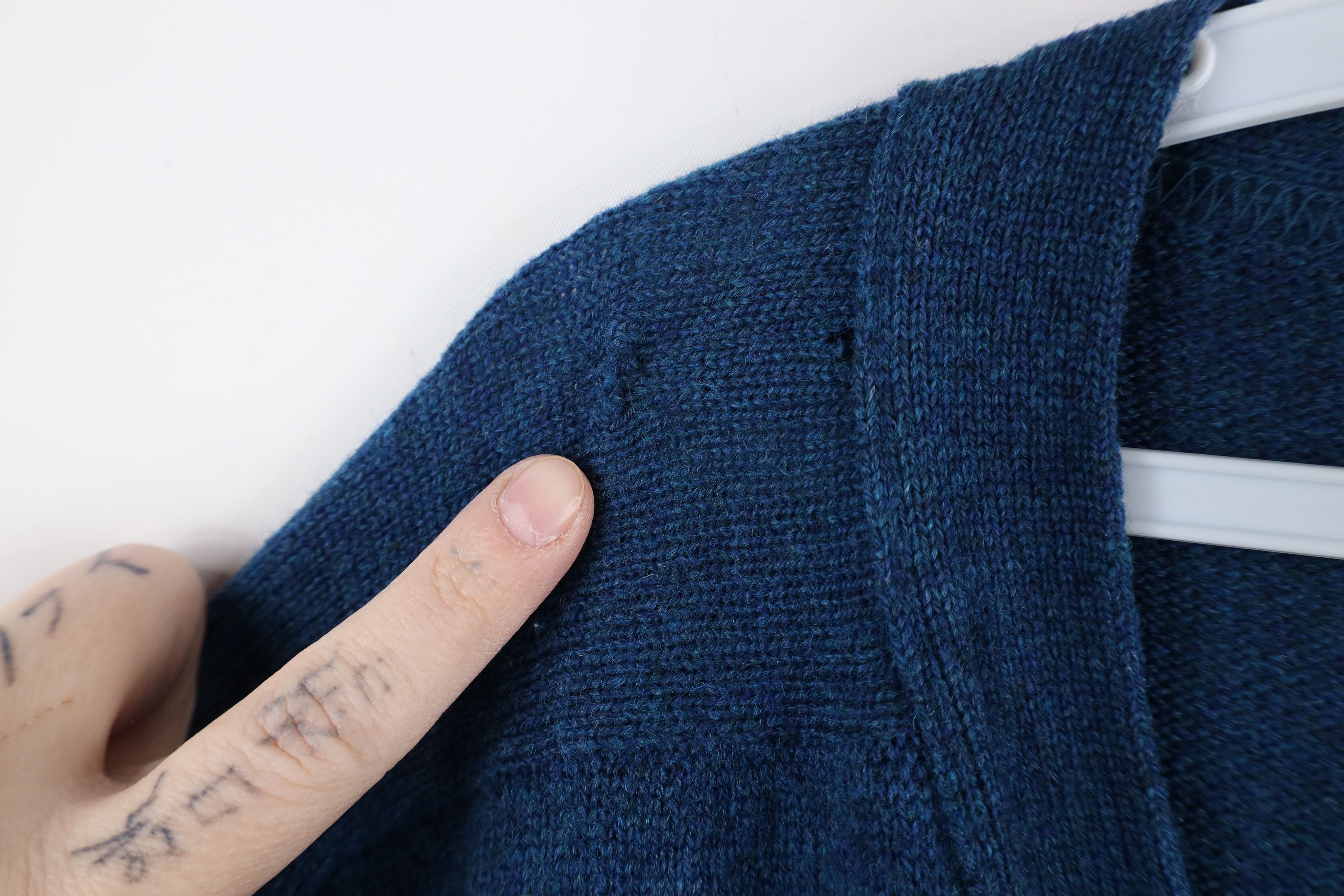 L.L. Bean × Vintage Vintage 70s LL Bean Scotland Wool Knit Cardigan Sweater Size US L / EU 52-54 / 3 - 5 Thumbnail