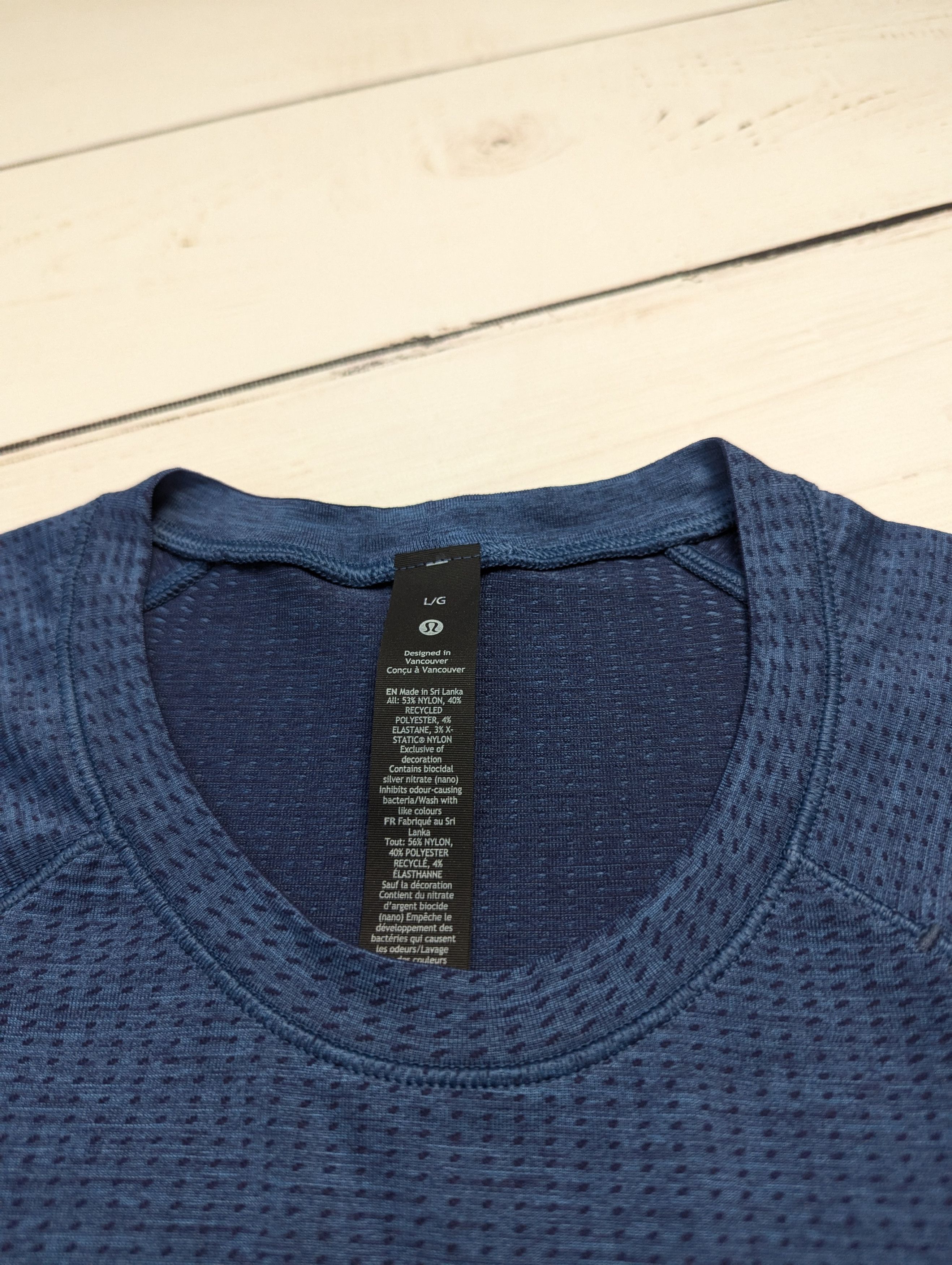 Lululemon Lululemon Metal Tech Vent Short Sleeve Large Size US L / EU 52-54 / 3 - 10 Thumbnail