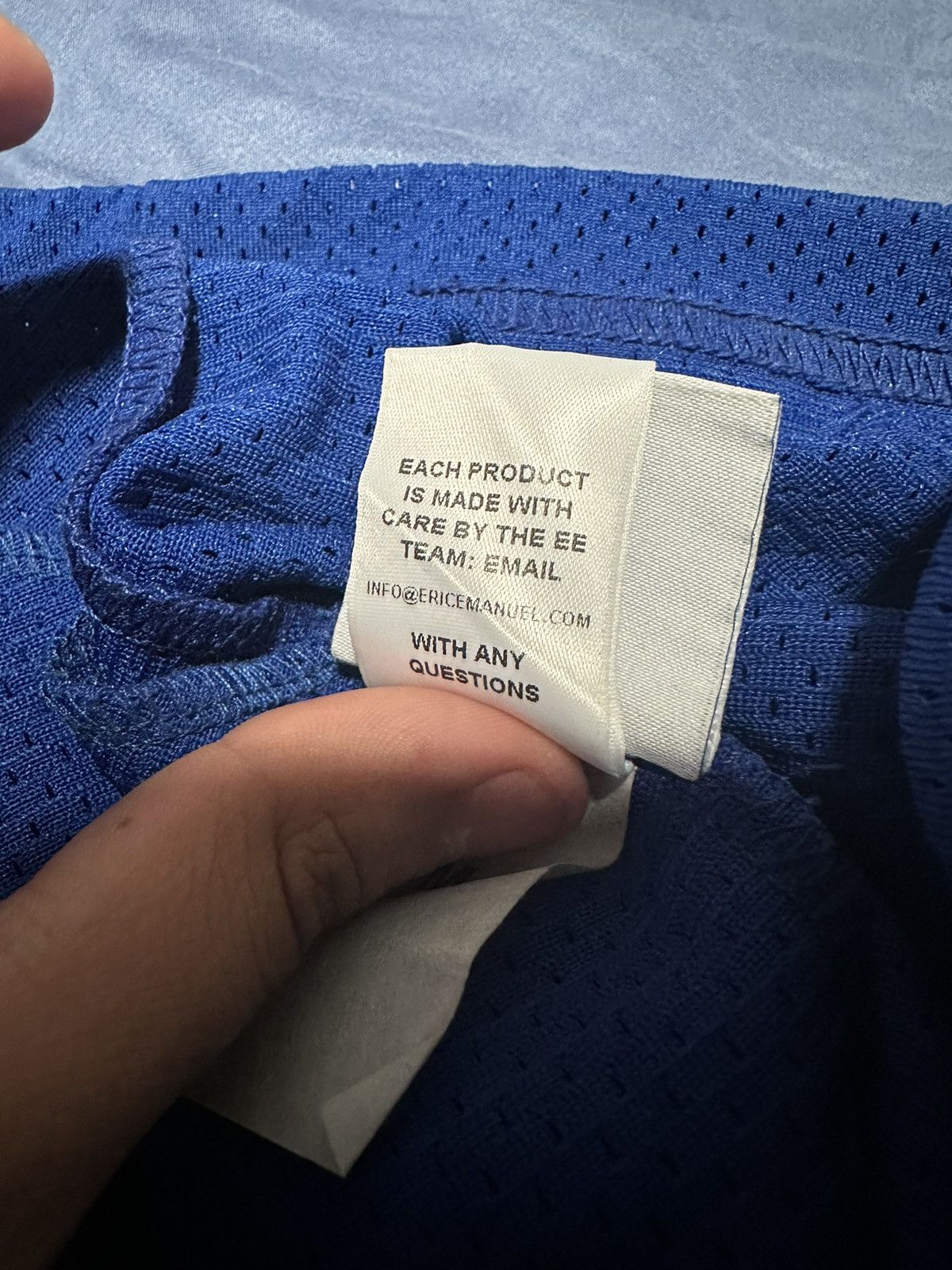 Eric Emanuel Eric Emanuel Basic Short Kentucky NCAA blue shorts medium Size US 30 / EU 46 - 5 Thumbnail