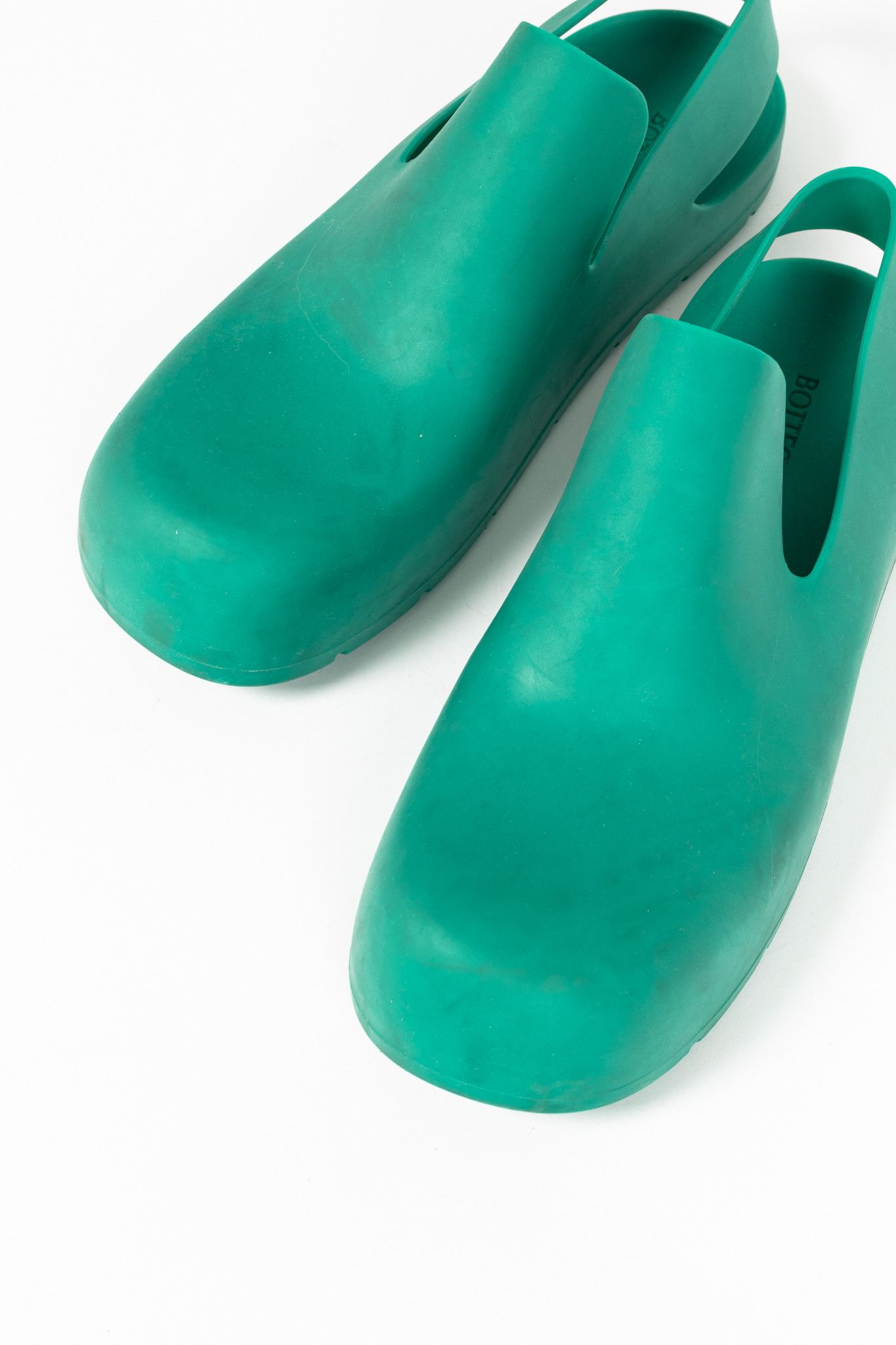 Bottega Veneta Bottega Veneta Puddle Turquoise Slingback Clog Sandals Size US 7.5 / IT 37.5 - 6 Thumbnail