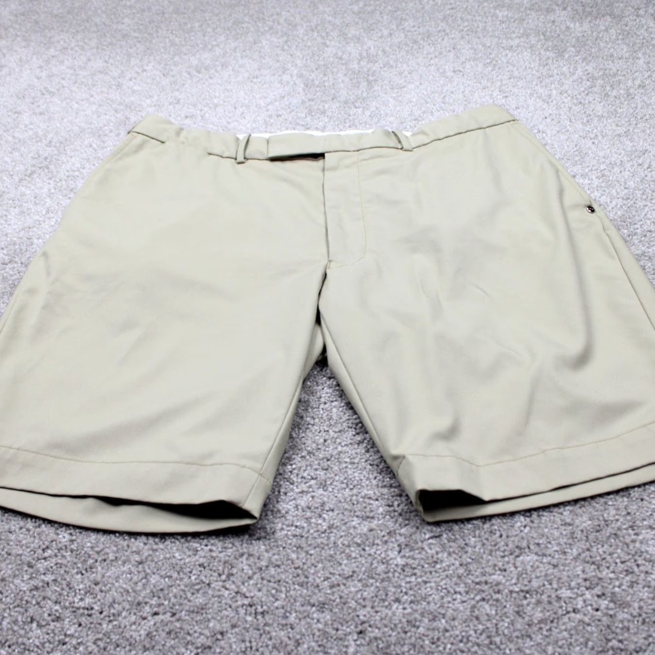 RLX Ralph Lauren RLX Ralph Lauren Shorts Mens 36 Beige Golf Polyester Flat Front 10" Inseam Size US 36 / EU 52 - 2 Thumbnail
