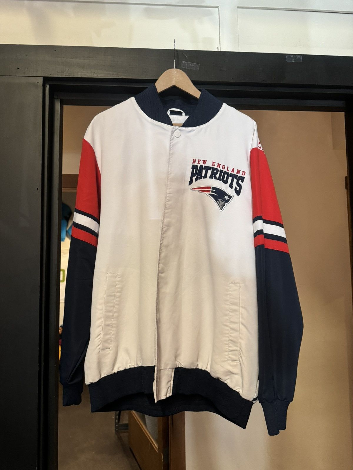 NFL New England Patriots Bomber Jacket Size US XXL / EU 58 / 5 - 1 Thumbnail
