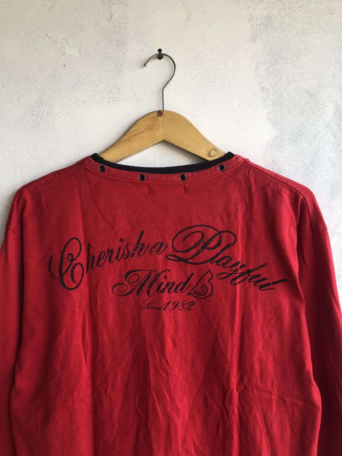 Hysteric Glamour POEM STUDDED DOUBLE LAYER BAD BOY LONGSLEEVE ROCK PUNK STYLE Size US L / EU 52-54 / 3 - 7 Thumbnail