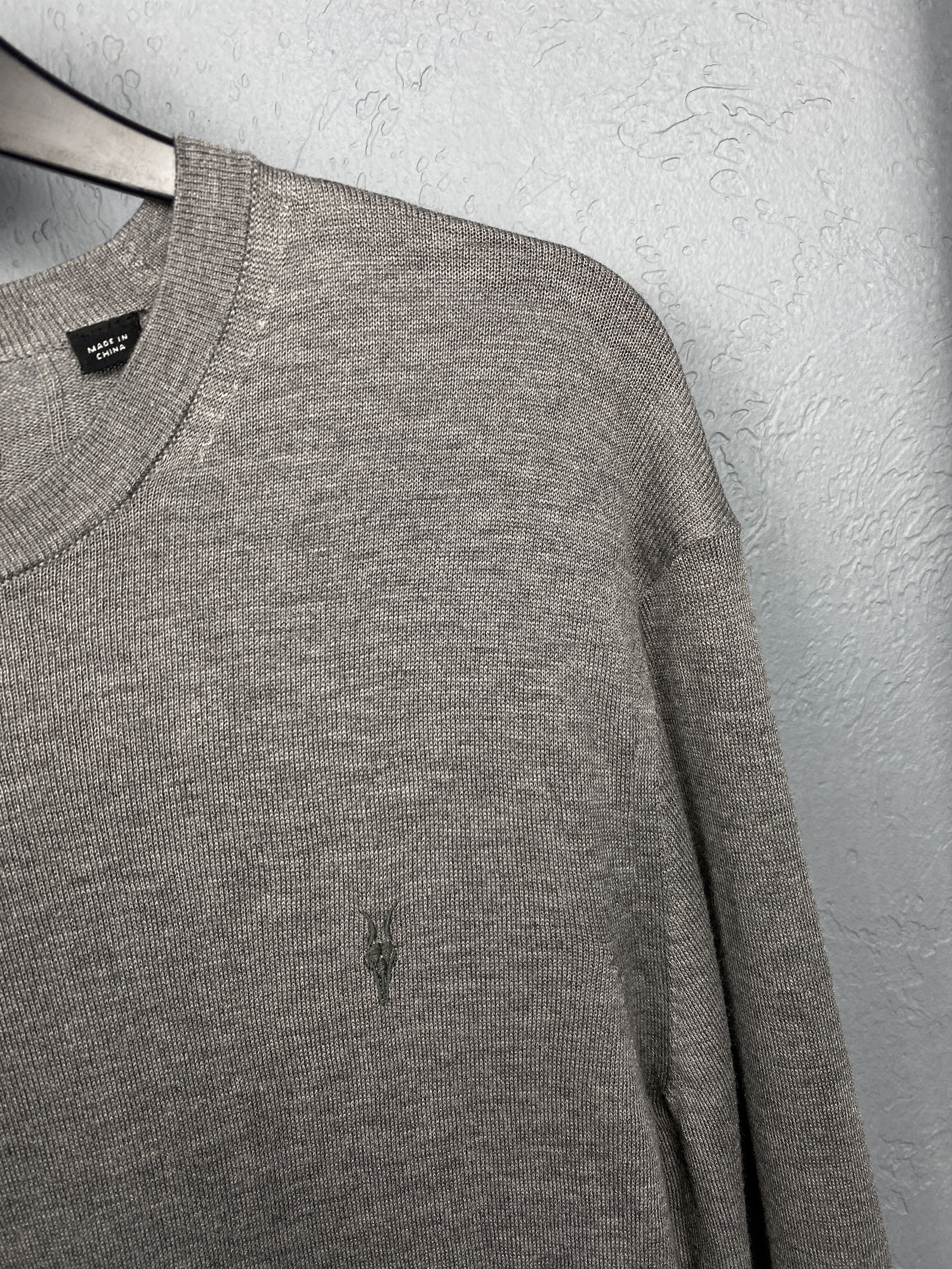 Allsaints × Vintage AllSaints Mens Nomo Crew Neck Knit Sweater Size US M / EU 48-50 / 2 - 3 Thumbnail