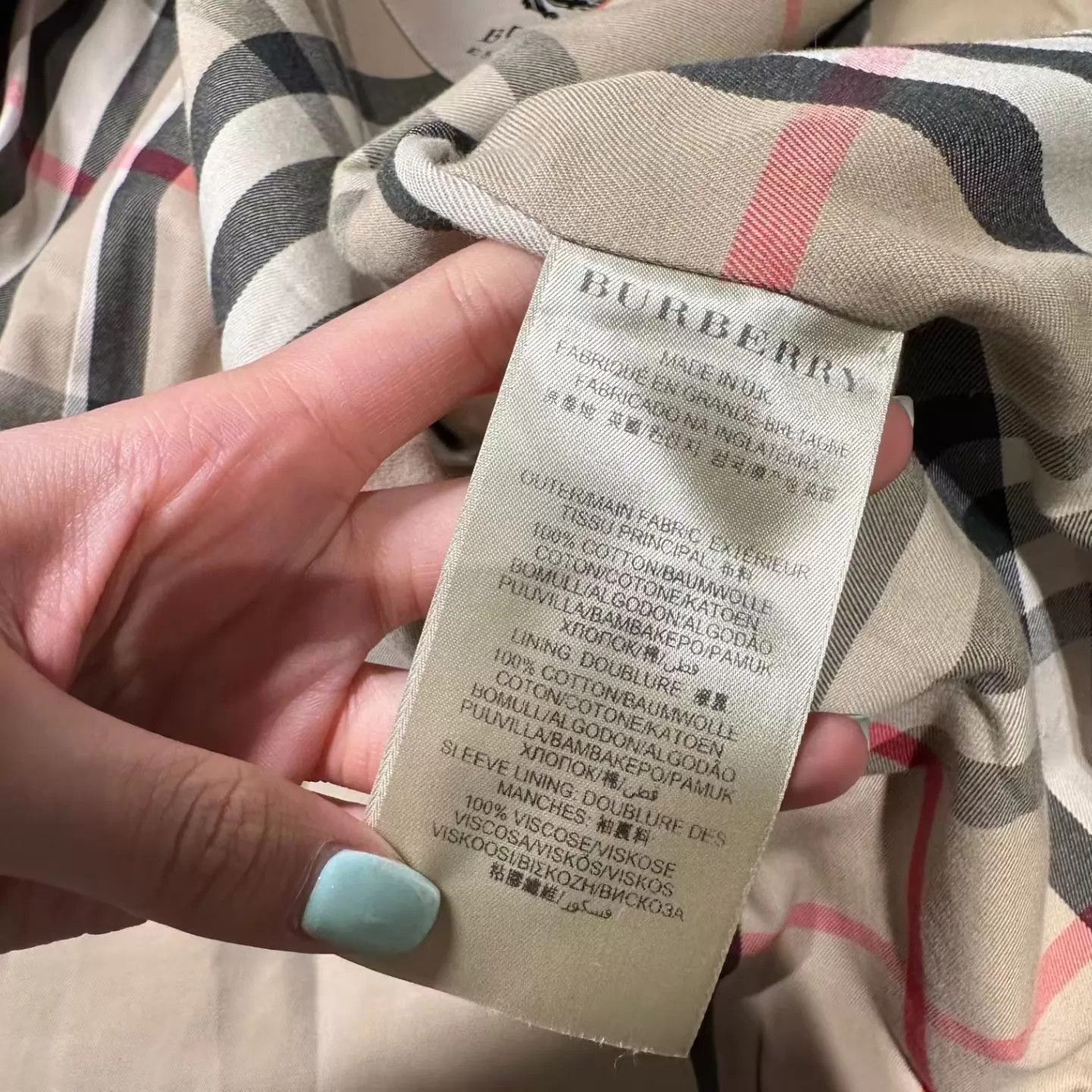 Burberry Burberry Women's Trench Coat uk4 99 New 980 Size XS / US 0-2 / IT 36-38 - 2 Thumbnail
