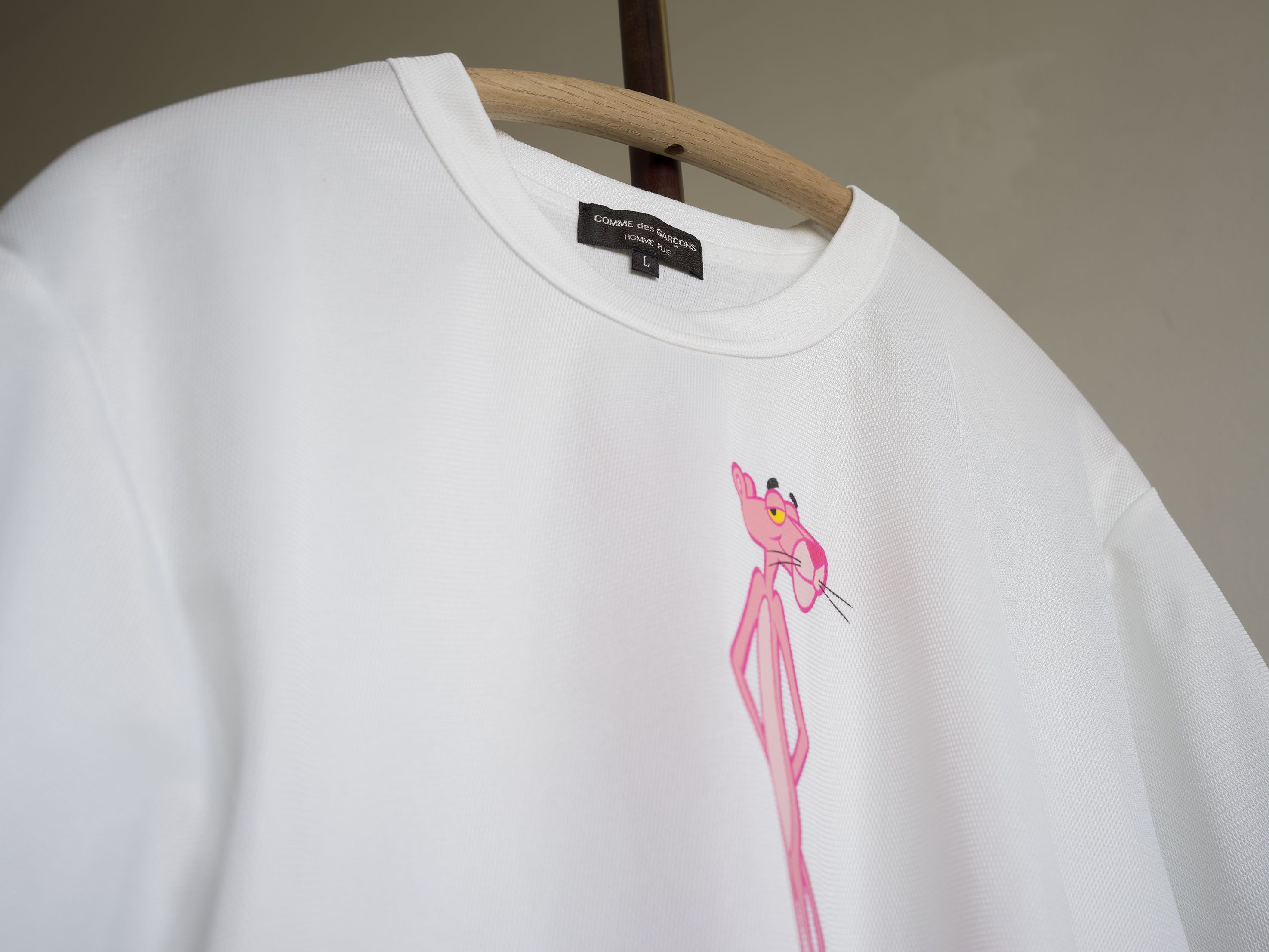 Comme des Garcons Homme Plus SS2005 COMME des GARÇONS HOMME PLUS PINK PANTHER T-SHIRT Size US L / EU 52-54 / 3 - 6 Thumbnail