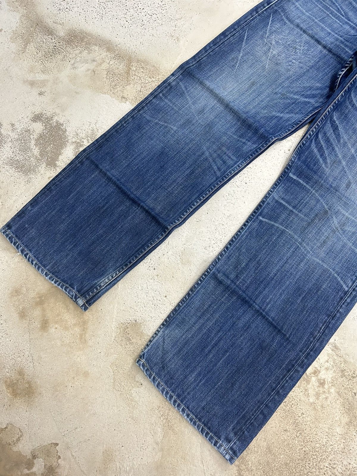 Levi's Levis 503 Relaxed Fit Blue Jeans Baggy Style Size US 33 - 3 Thumbnail